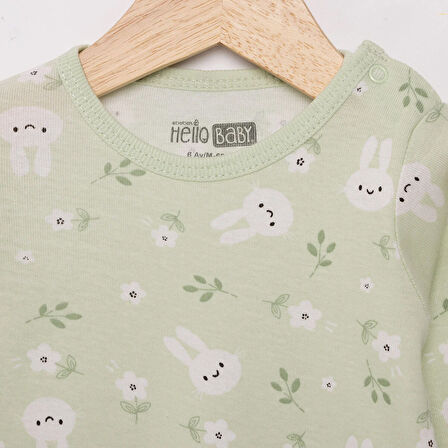 HelloBaby Kız 2li Uzun Kol Body Kız Bebek