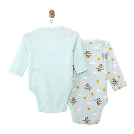 HelloBaby Erkek 2li Uzun Kol Body Erkek Bebek