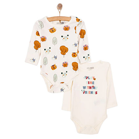 HelloBaby Unisex 2li Uzun Kol Body Unisex