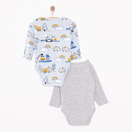 HelloBaby Erkek 2li Uzun Kol Body Erkek Bebek