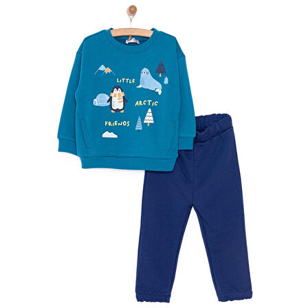 HelloBaby Nordic Forest Erkek Eşofman Takımı Erkek Bebek