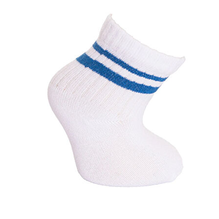 HelloBaby Unisex Çizgili 3lü Soket Çorap Unisex