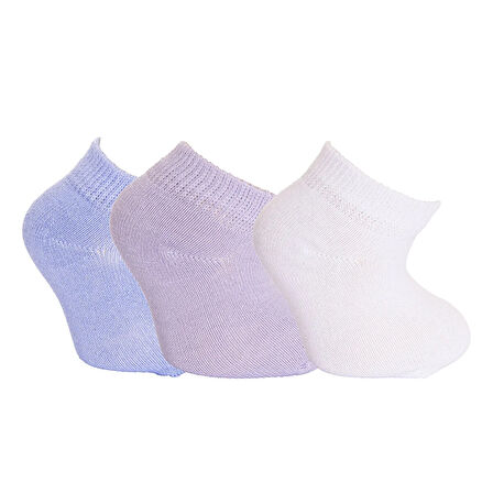 HelloBaby Kız 3'lü Bilek Çorap Kız Bebek