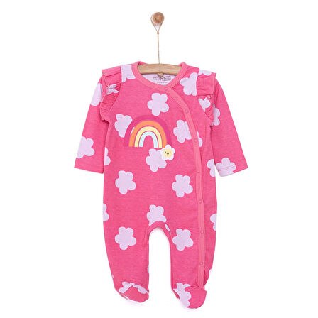 HelloBaby Yenidoğan Kız Patikli Tulum Kız Bebek