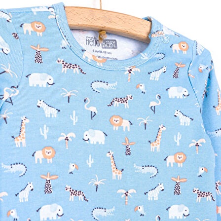 HelloBaby Erkek Uzun Kol Body Erkek Bebek