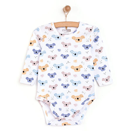 HelloBaby Erkek Uzun Kol Body Erkek Bebek