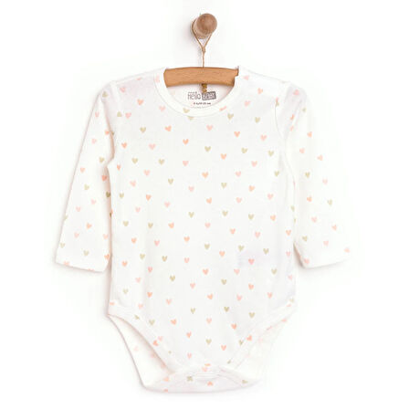 HelloBaby Kız Uzun Kol Body Kız Bebek