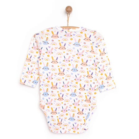 HelloBaby Kız Uzun Kol Body Kız Bebek