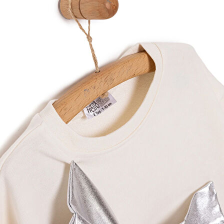 HelloBaby Metallic Sweatshirt Kız Bebek