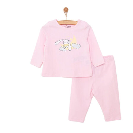 HelloBaby Tavşan Neni Pijama Takımı Kız Bebek