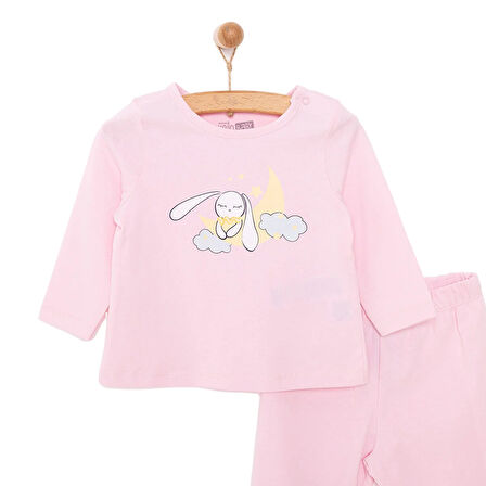 HelloBaby Tavşan Neni Pijama Takımı Kız Bebek