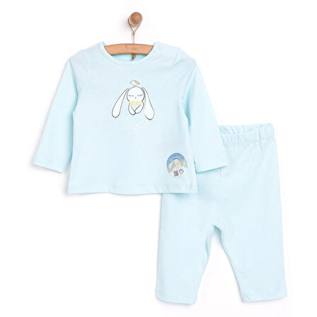 HelloBaby Tavşan Neni Pijama Takımı Kız Bebek