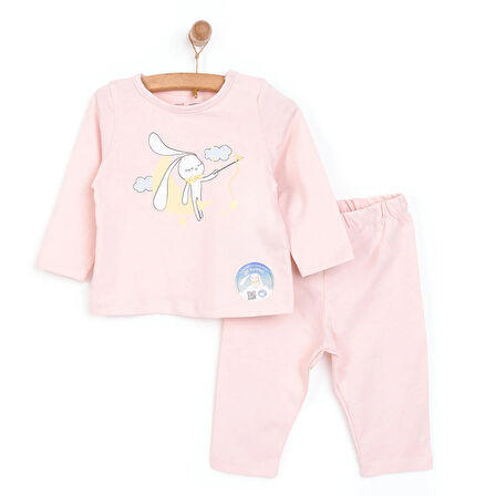 HelloBaby Tavşan Neni Pijama Takımı Kız Bebek
