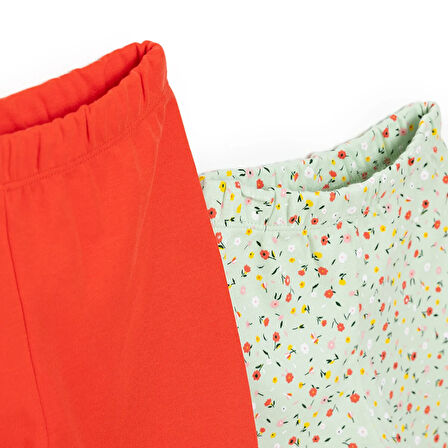 HelloBaby Kız 2li Çoraplı Pantolon metraj Kız Bebek