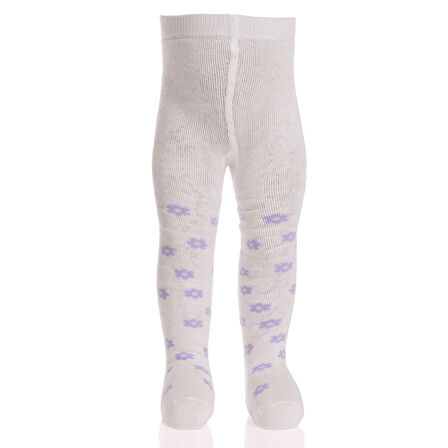 HelloBaby Kız Çiçek Desenli Havlu Külotlu Çorap Kız Bebek