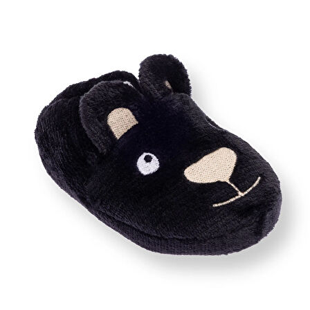 HelloBaby Unisex Ayı Figürlü Panduf Wellsoft Örme