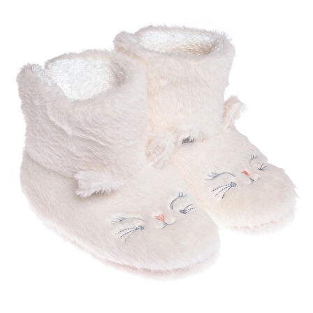 HelloBaby Kedi Desenli Kız Panduf