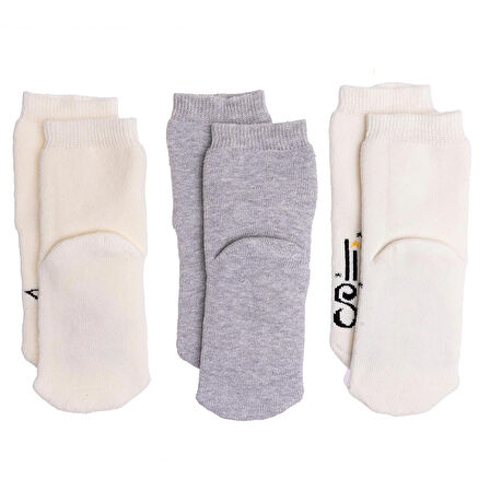 HelloBaby Unisex 3lü Havlu Çorap Unisex