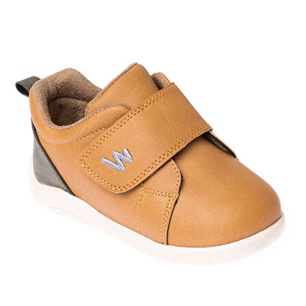 BabyWalk Unisex Bot Suni Deri Siyah