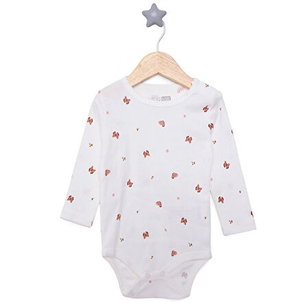 HelloBaby Kız Uzun Kol Body Kız Bebek