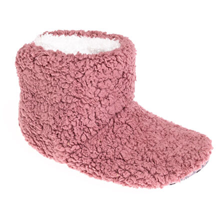 HelloBaby Kız Bebek Panduf Wellsoft Teddy Mürdüm