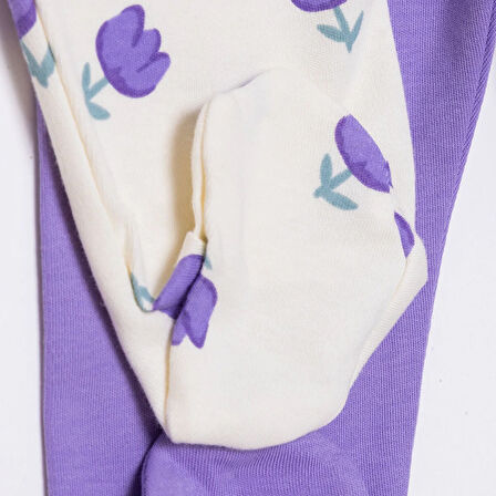 HelloBaby Kız Bebek Yenidoğan 2li Patikli Alt