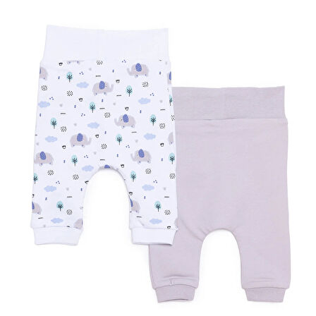 HelloBaby Yenidoğan Erkek Bebek 2li Patiksiz Alt