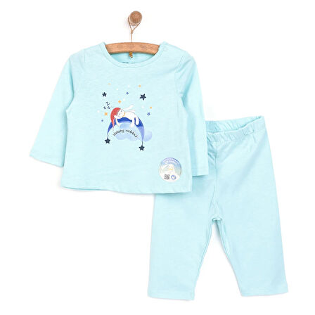 HelloBaby Tavşan Neni Pijama Takımı Erkek Bebek