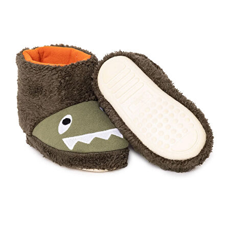 HelloBaby Erkek Bebek Canavar Erkek Panduf Wellsoft Kumaş
