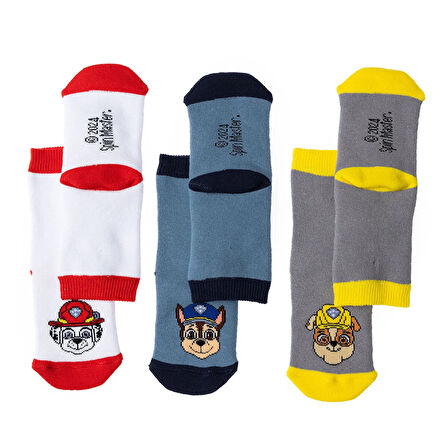 PAW Patrol - NICKELODEON HelloBaby 3lü Havlu Çorap