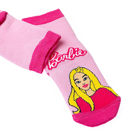 Mattel Kız Bebek 3lü Havlu Çorap Pembe