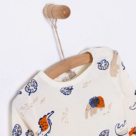 HelloBaby Erkek Uzun Kol Body Erkek Bebek