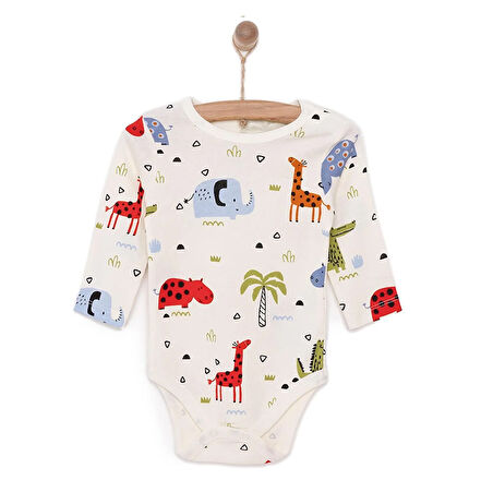 HelloBaby Erkek Uzun Kol Body Erkek Bebek