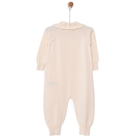 HelloBaby Yenidoğan Kız Triko Patiksiz Tulum Kız Bebek