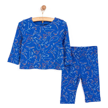 HelloBaby Erkek Uzun Kol Pijama Takımı Erkek Bebek