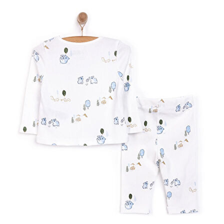 HelloBaby Kaşkorse Pijama Takımı Erkek Bebek