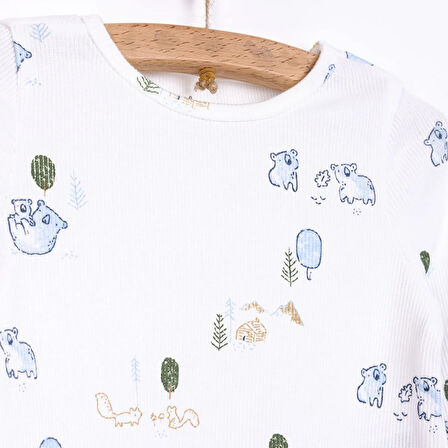 HelloBaby Kaşkorse Pijama Takımı Erkek Bebek