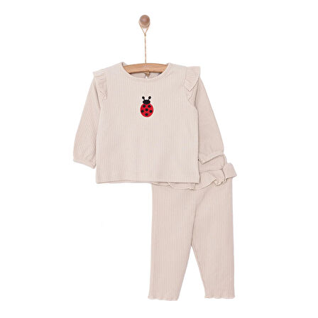 HelloBaby Basic Kız Kaşkorse Bluz-Tayt Takım Kız Bebek