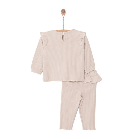 HelloBaby Basic Kız Kaşkorse Bluz-Tayt Takım Kız Bebek