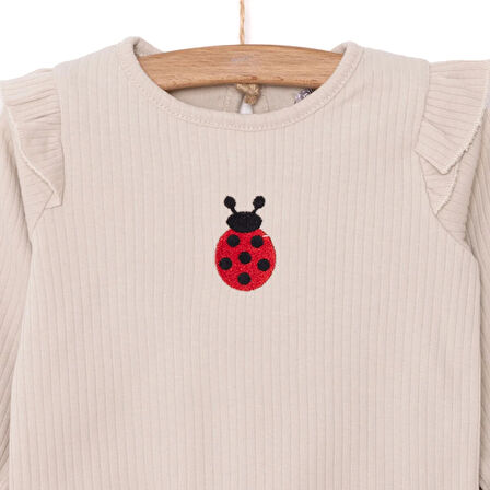 HelloBaby Basic Kız Kaşkorse Bluz-Tayt Takım Kız Bebek