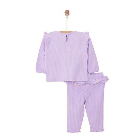 HelloBaby Basic Kız Kaşkorse Bluz-Tayt Takım Kız Bebek