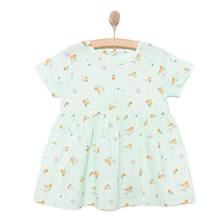 HelloBaby Yenidoğan Kız Dokuma Elbise Kız Bebek