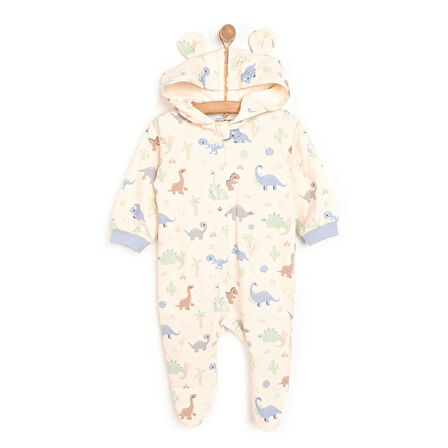 HelloBaby Yenidoğan Erkek Kapüşonlu Tulum Erkek Bebek