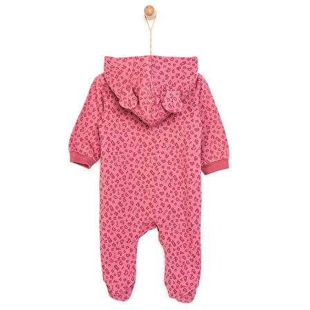 HelloBaby Yenidoğan Kız Kapüşonlu Tulum Kız Bebek