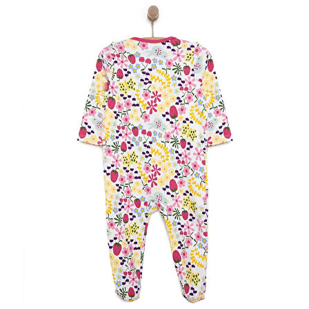 HelloBaby Yenidoğan Kız  Patikli Tulum Kız Bebek