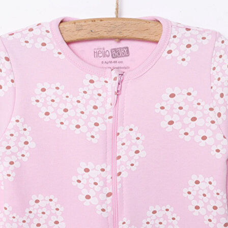 HelloBaby Yenidoğan Kız  Patikli Tulum Kız Bebek