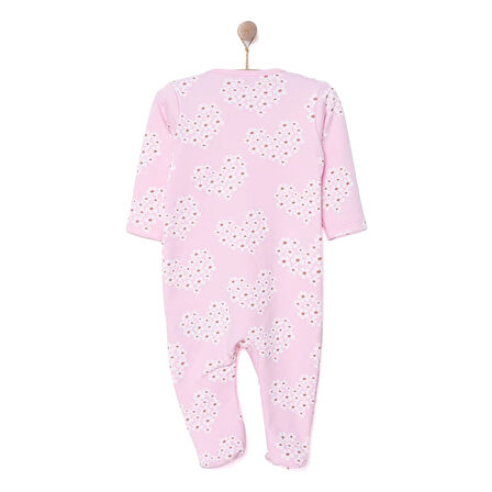 HelloBaby Yenidoğan Kız  Patikli Tulum Kız Bebek