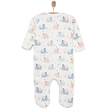 HelloBaby Yenidoğan Kız  Patikli Tulum Kız Bebek