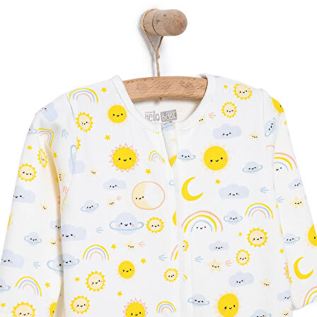 HelloBaby Yenidoğan Kız  Patikli Tulum Kız Bebek