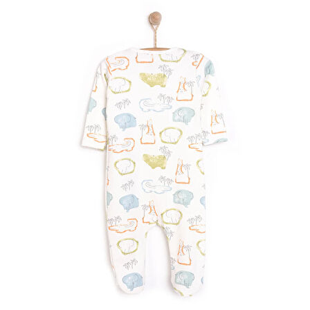 HelloBaby Yenidoğan Erkek  Patikli Tulum Erkek Bebek